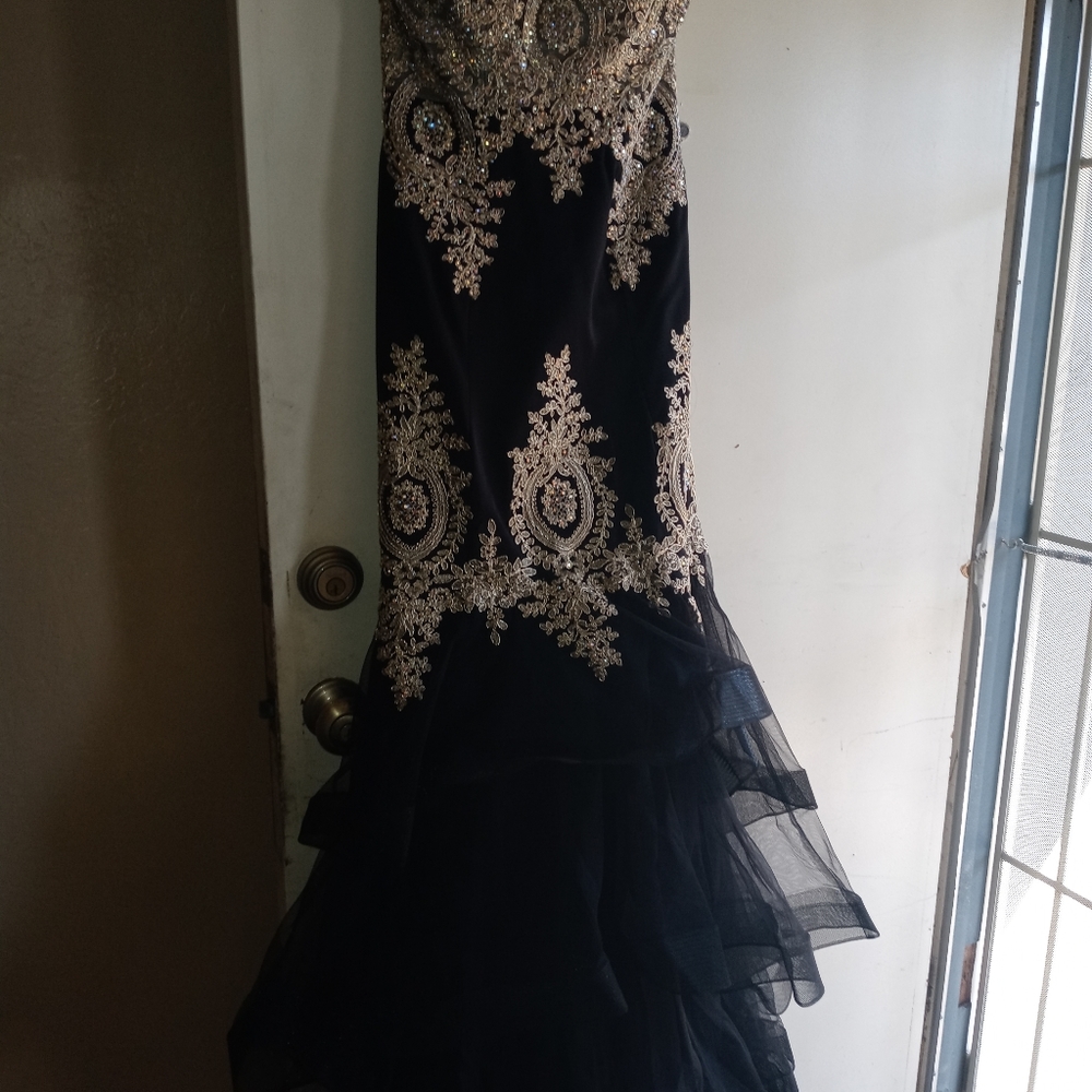 Night studio prom dress